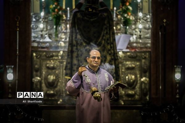 مراسم میلاد حضرت عیسی مسیح در کلیسا حضرت مریم