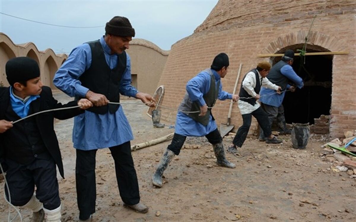 آبگیری آب انبارهای تاریخی شهر سرایان از قنات اصلی شهر آغاز شد