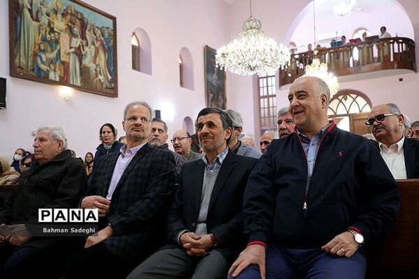 مراسم جشن سال نو ارامنه در کلیسای تارگمانچاتس مقدس