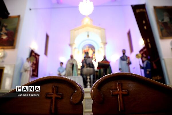 مراسم جشن سال نو ارامنه در کلیسای تارگمانچاتس مقدس