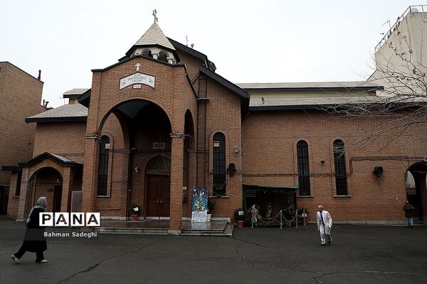 مراسم جشن سال نو ارامنه در کلیسای تارگمانچاتس مقدس