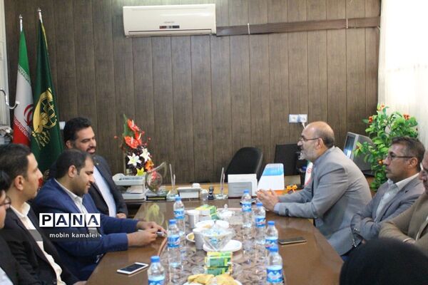 دیدار مدیر سازمان دانش‌آموزی سیستان و بلوچستان با رئیس اتحادیه انجمن‌های اسلامی دانش‌آموزان