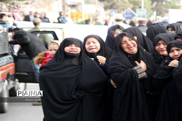 مراسم تشیع پیکر پاک و مطهر  شهید غلامحسن جام‌دوست در تربت جام