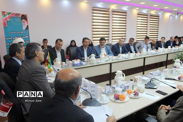 نهمین جلسه شورای آموزش و پرورش استان بوشهر