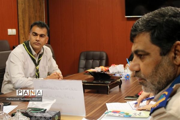 نشست شورای برنامه ریزی سازمان دانش آموزی ناحیه یک اهواز