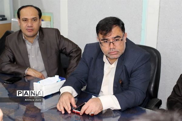 جلسه هم‌اندیشی حوزه معاونت پشتیبانی و سازمان دانش‌آموزی استان بوشهر