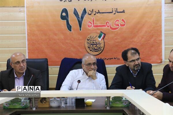 نشست خبری حسین مرعشی سخنگوی حزب کارگزاران سازندگی در ساری