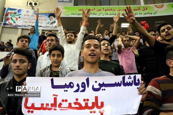 دیدار تیم‌های والیبال شهرداری ارومیه و کاله آمل