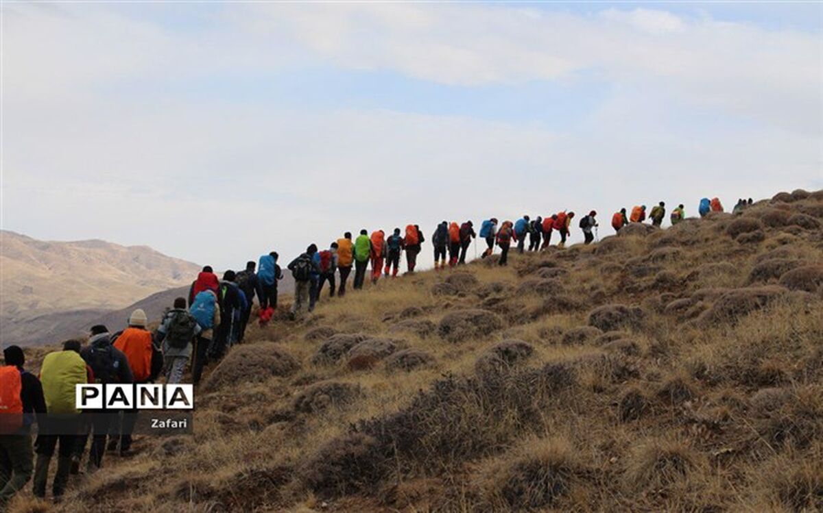 کوه کیسمار میزبان کوهنوردان مشهد و شیروان