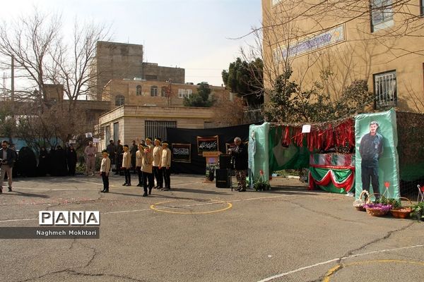 تشییع پیکر مطهر شهید گمنام در مدارس شهرری