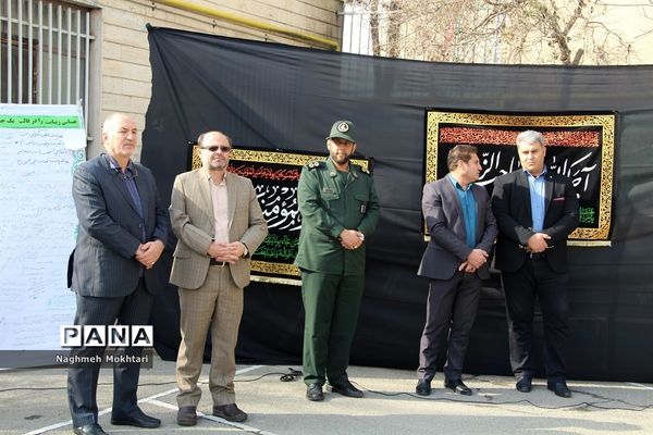 تشییع پیکر مطهر شهید گمنام در مدارس شهرری