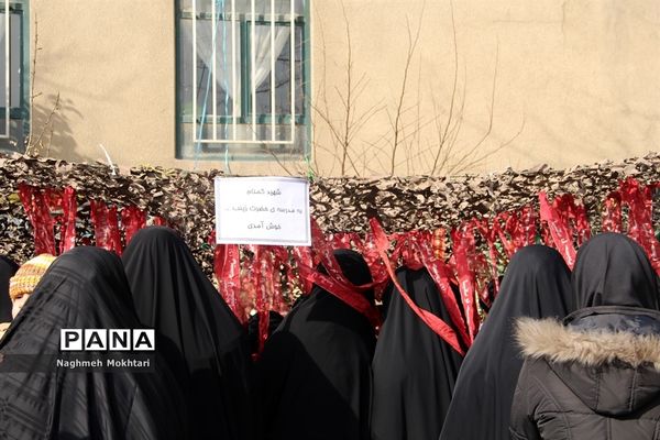 تشییع پیکر مطهر شهید گمنام در مدارس شهرری