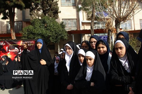 تشییع پیکر مطهر شهید گمنام در مدارس شهرری