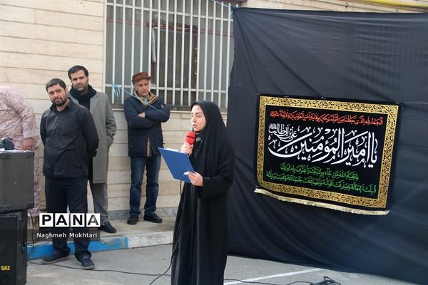 تشییع پیکر مطهر شهید گمنام در مدارس شهرری