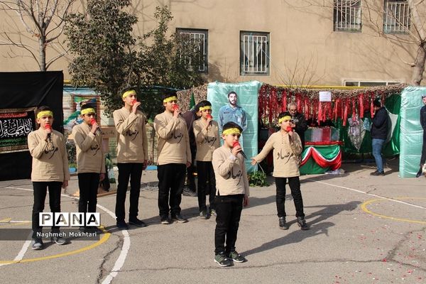 تشییع پیکر مطهر شهید گمنام در مدارس شهرری