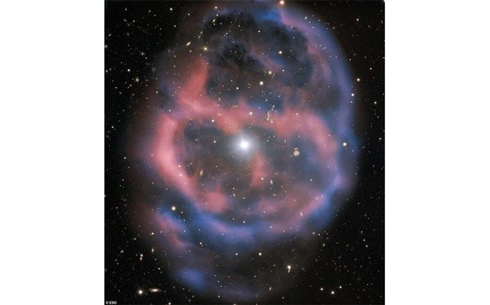 آخرین نفس‌های یک سحابی + تصویر