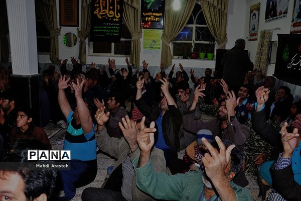 مراسم دهه فاطمیه درشهرستان خوسف