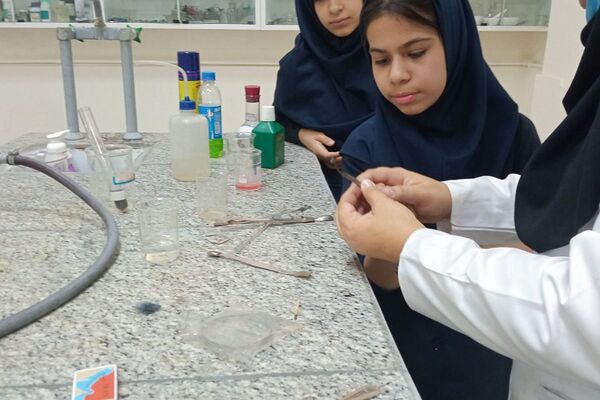 بازدید دانش آموزان دبیرستان حضرت ولیعصر (عج) ناحیه یک ری از پژوهش‌سرای رازی 