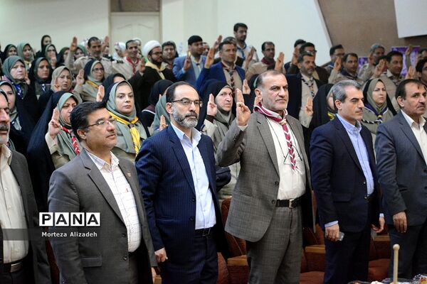 گردهمایی مربیان پیشتاز سازمان دانش‌آموزی خوزستان بمناسبت چلمین سالگردپیروزی انقلاب اسلامی اهواز-2