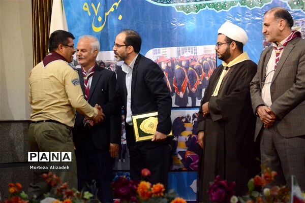 گردهمایی مربیان پیشتاز سازمان دانش‌آموزی خوزستان بمناسبت چلمین سالگردپیروزی انقلاب اسلامی اهواز-1