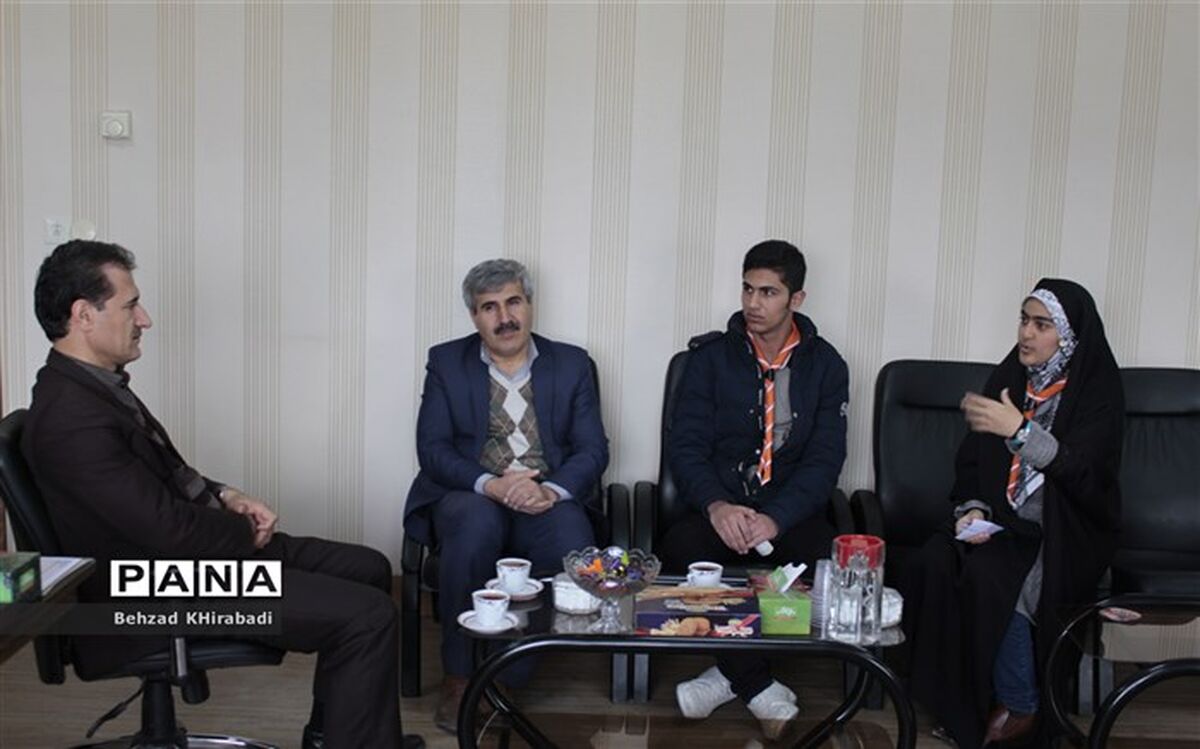 نمایندگان مجلس دانش آموزی استان کردستان با مدیر کل آموزش و پرورش استان دیدار کردند