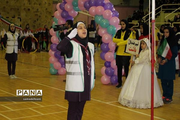 مراسم افتتاحیه المپیاد ورزشی دورن مدرسه‌ای کهگیلویه و بویراحمد