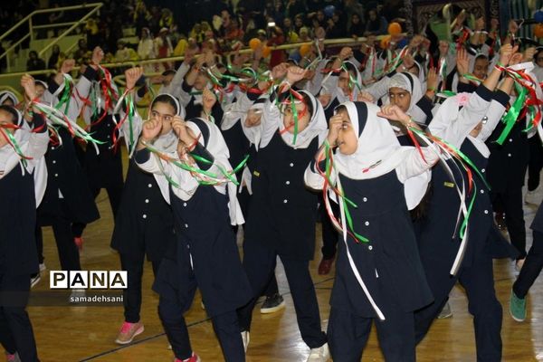 مراسم افتتاحیه المپیاد ورزشی دورن مدرسه‌ای کهگیلویه و بویراحمد