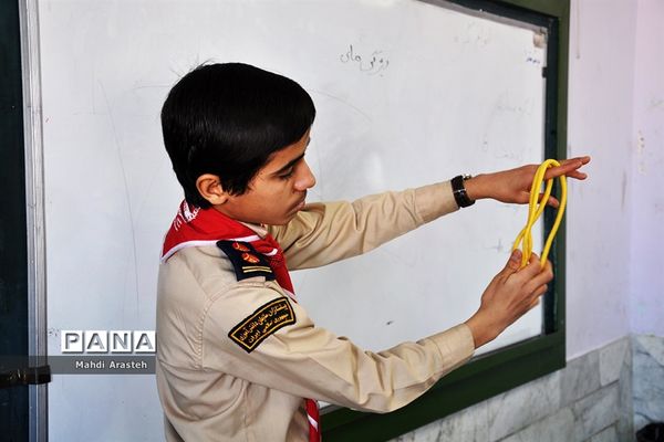 کارگاه آموزشی  مهارتی، یاورمربیان پیشتاز پسر سازمان دانش‌آموزی شهرستان بیرجند