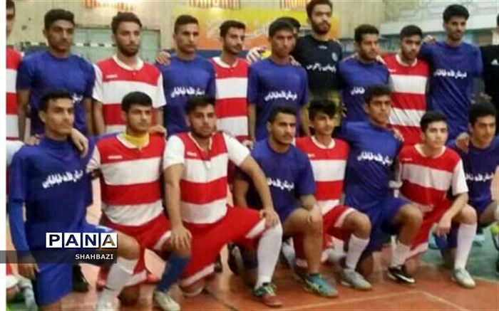 قهرمانی دبیرستان شاهد پیام انقلاب در مسابقات فوتسال ناحیه دو اهواز