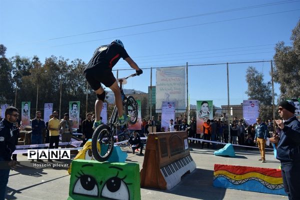 برگزاری مسابقات دوچرخه‌سواری در بیرجند