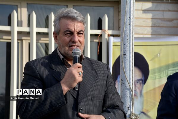 مراسم زنگ انقلاب در مدرسه شهید رضایی ناحیه یک تبریز