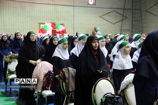 آیین نواختن زنگ انقلاب در مدرسه شهید ساکو مجنونیانس ارومیه