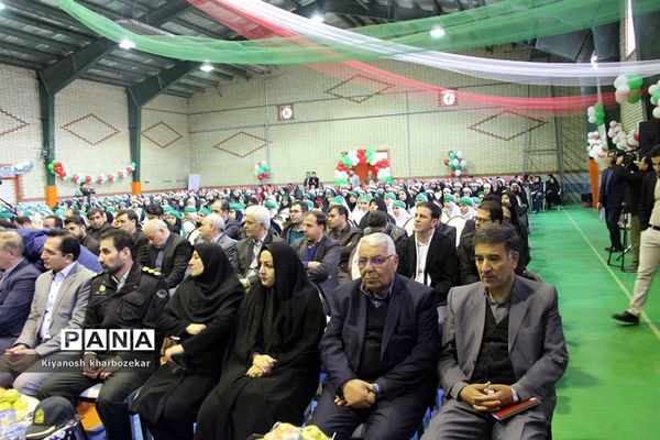 آیین نواختن زنگ انقلاب در مدرسه شهید ساکو مجنونیانس ارومیه