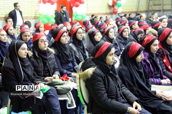 آیین نواختن زنگ انقلاب در مدرسه شهید ساکو مجنونیانس ارومیه