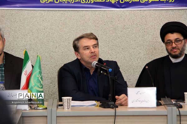 نشست مطبوعاتی رئیس سازمان جهاد کشاورزی آذربایجان غربی