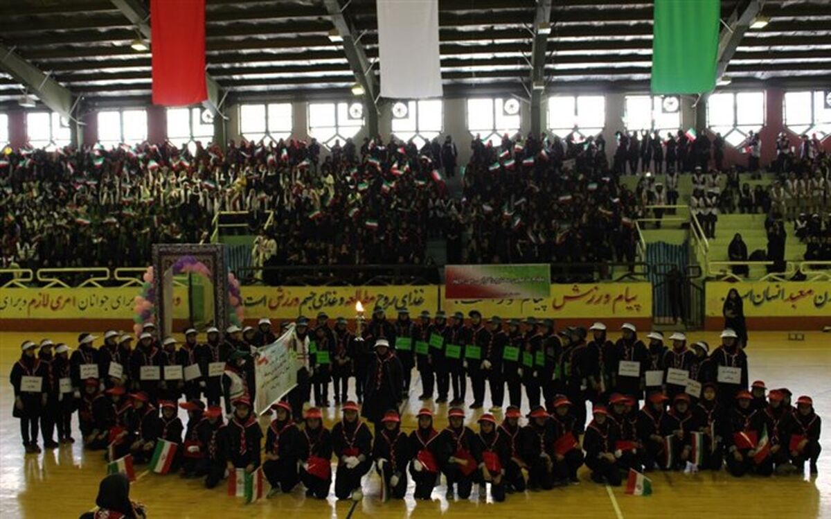 مانور هزار نفری یاوران انقلاب تشکیلات سازمان دانش آموزی کهگیلویه و بویراحمد برگزار شد