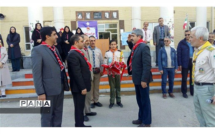 مراسم تحلیف واختتامیه  ضمن خدمت سازمان دانش آموزی خراسان شمالی