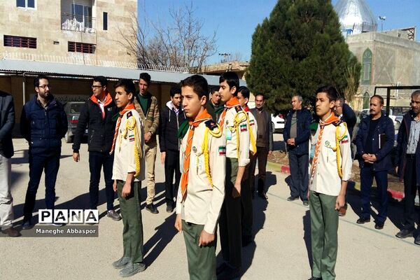 مراسم تحلیف سازمان دانش‌آموزی خراسان شمالی