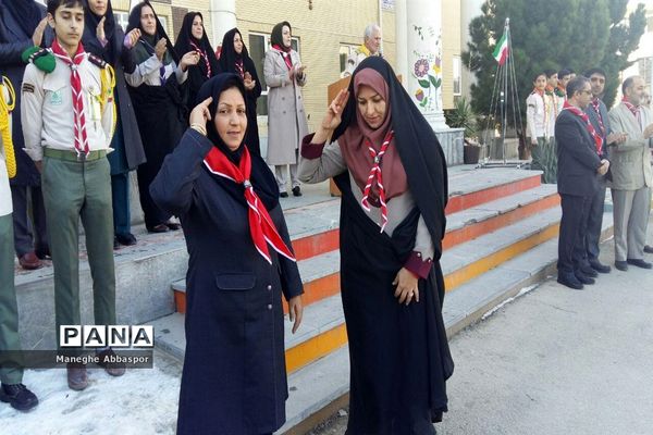 مراسم تحلیف سازمان دانش‌آموزی خراسان شمالی