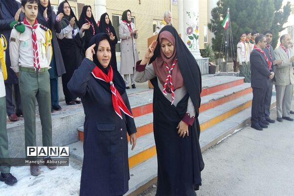 مراسم تحلیف سازمان دانش‌آموزی خراسان شمالی