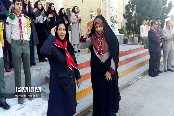 مراسم تحلیف سازمان دانش‌آموزی خراسان شمالی