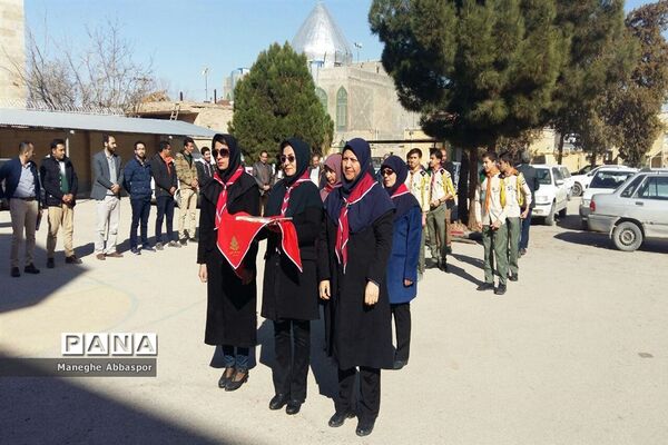 مراسم تحلیف سازمان دانش‌آموزی خراسان شمالی
