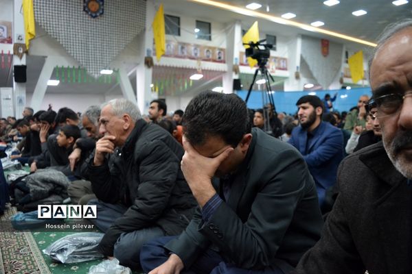 عزاداری دهه فاطمیه در مسجد جماران