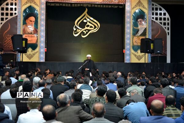 عزاداری دهه فاطمیه در مسجد جماران