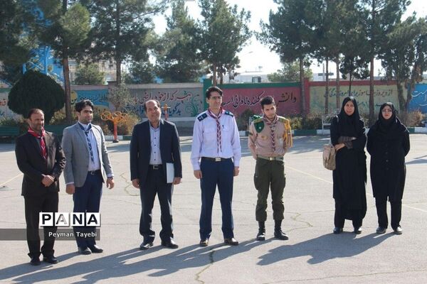 بازدید و ارزیابی مسئولان سازمان دانش‌آموزی مرکز از فعالیت‌های شهرستان سمنان