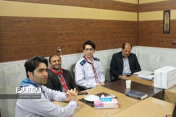 بازدید و ارزیابی مسئولان سازمان دانش‌آموزی مرکز از فعالیت‌های شهرستان سمنان