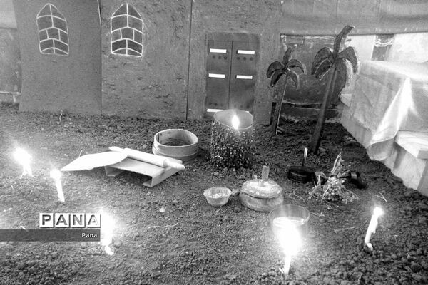 مراسم سوگواری ایام فاطمیه اعضای تشکل پیشتازان دبیرستان خدیجه کبری(س) سراب