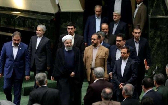 رئیس جمهوری وارد مجلس شد