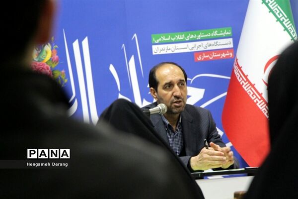 نشست خبری مدیرکل بنیاد مسکن مازندران در نمایشگاه دستاوردهای انقلاب