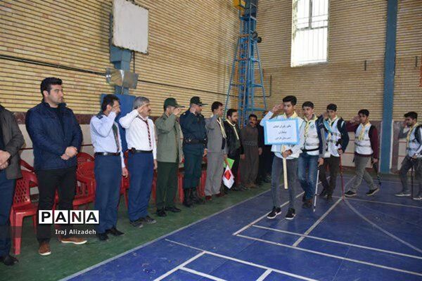 مانور تشکیلاتی یاوران انقلاب در شهرستان دیواندره